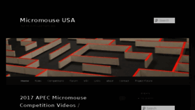 What Micromouseusa.com website looked like in 2017 (6 years ago)