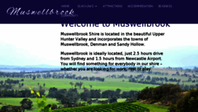 What Muswellbrook.org.au website looked like in 2017 (6 years ago)