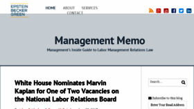 What Managementmemo.com website looked like in 2017 (6 years ago)
