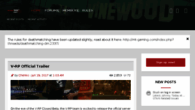 What Mt-gaming.com website looked like in 2017 (6 years ago)