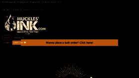 What Mucklesink.com website looked like in 2017 (6 years ago)