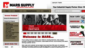What Marssupply.com website looked like in 2017 (6 years ago)