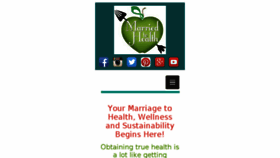 What Marriedtohealth.com website looked like in 2017 (6 years ago)