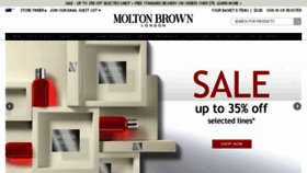 What Moltonbrown.com.au website looked like in 2017 (6 years ago)