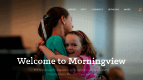 What Morningview.org website looked like in 2017 (6 years ago)