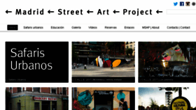 What Madridstreetartproject.com website looked like in 2017 (7 years ago)