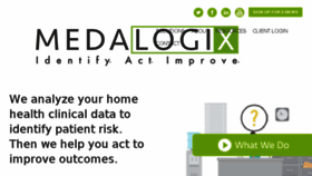 What Medalogix.com website looked like in 2017 (6 years ago)