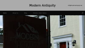 What Modernantiquity.net website looked like in 2017 (6 years ago)