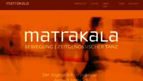 What Matrakala.de website looked like in 2017 (6 years ago)