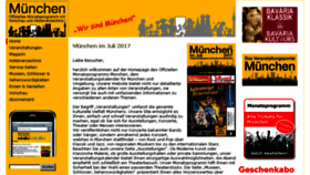 What Monatsprogramm-muenchen.de website looked like in 2017 (6 years ago)