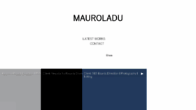 What Mauroladu.com website looked like in 2017 (6 years ago)