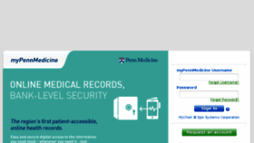 What Mypennmedicine.com website looked like in 2017 (6 years ago)