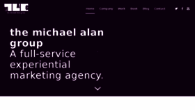 What Michael-alan.com website looked like in 2017 (6 years ago)