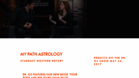 What Mypathastrology.com website looked like in 2017 (6 years ago)