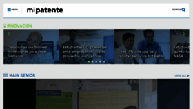 What Mipatente.com website looked like in 2017 (6 years ago)