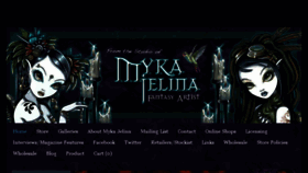 What Mykajelinastudio.com website looked like in 2017 (6 years ago)