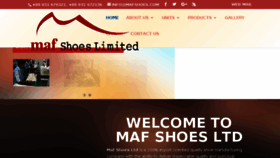 What Mafshoes.com website looked like in 2017 (6 years ago)