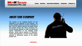What Maxsecureoutsource.com website looked like in 2017 (6 years ago)