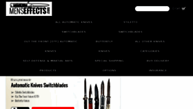 What Menseffects.com website looked like in 2017 (6 years ago)