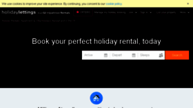 What M.holidaylettings.co.uk website looked like in 2017 (6 years ago)