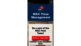 What Macpizzamgmt.com website looked like in 2017 (6 years ago)