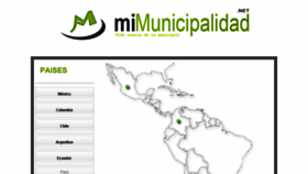 What Mimunicipalidad.net website looked like in 2017 (6 years ago)