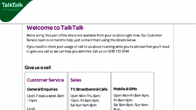 What Myaccountholding.talktalk.co.uk website looked like in 2017 (6 years ago)