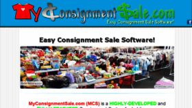 What Myconsignmentsale.com website looked like in 2017 (6 years ago)