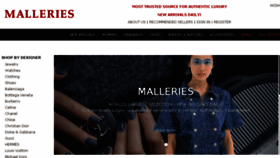 What Malleries.com website looked like in 2017 (6 years ago)