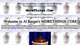 What Morethings.com website looked like in 2017 (6 years ago)