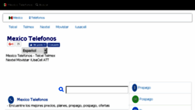 What Mexicotelefonos.com website looked like in 2017 (6 years ago)