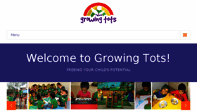 What Mygrowingtots.com website looked like in 2017 (6 years ago)