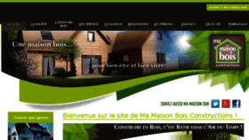 What Mamaisonconstructionbois.fr website looked like in 2017 (6 years ago)