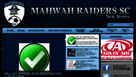 What Mahwahraiders.org website looked like in 2017 (6 years ago)