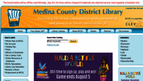 What Medina.lib.oh.us website looked like in 2017 (6 years ago)