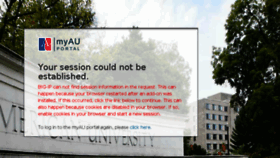 What Myau.american.edu website looked like in 2017 (6 years ago)