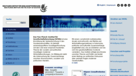 What Mpifg.de website looked like in 2017 (6 years ago)