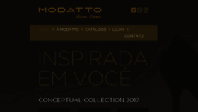 What Modatto.com.br website looked like in 2017 (6 years ago)