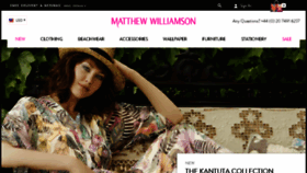 What Matthewwilliamson.com website looked like in 2017 (6 years ago)