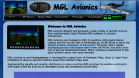 What Mglavionics.co.za website looked like in 2017 (6 years ago)