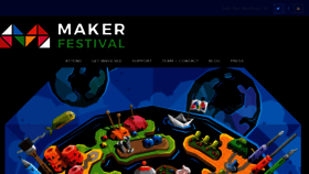 What Makerfestival.ca website looked like in 2017 (6 years ago)