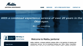 What Malibujanitorial.com website looked like in 2017 (6 years ago)
