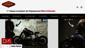 What Motoport.fr website looked like in 2017 (6 years ago)
