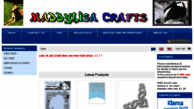 What Maddylisacrafts.co.uk website looked like in 2017 (6 years ago)