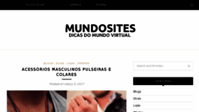 What Mundosites.net website looked like in 2017 (6 years ago)