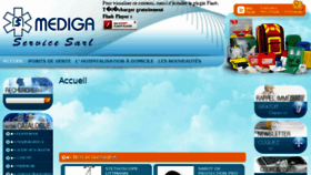 What Medigaservice.fr website looked like in 2017 (6 years ago)