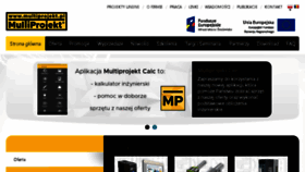 What Multiprojekt.pl website looked like in 2017 (6 years ago)