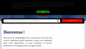 What Magasinsport.net website looked like in 2017 (8 years ago)