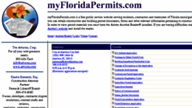 What Myfloridapermits.com website looked like in 2017 (6 years ago)