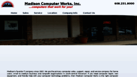 What Madisoncomputerworks.com website looked like in 2017 (8 years ago)